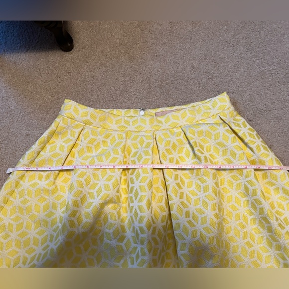 ☀️ Sunshine yellow Anthropologie Hutch Lemon Zest skirt with POCKETS☀️ - Picture 12 of 14